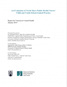 Evaluation of North Shore Public Health Nurses’ Child and Youth School-Linked Practice