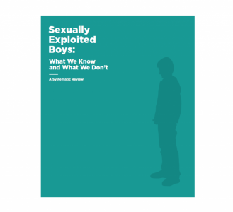 Sexually Exploited Boys: What We Know and What We Don’t